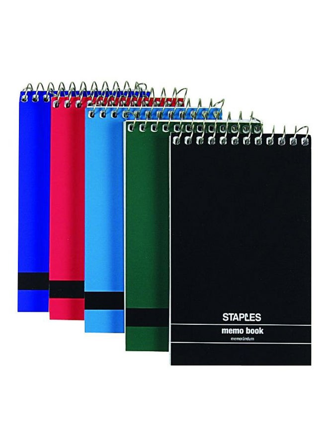 Staples - 5-Piece Top Bound Memo Books Multicolour - Image 1