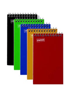 Staples 5-Piece Top Bound Memo Books Multicolour  - Image 3