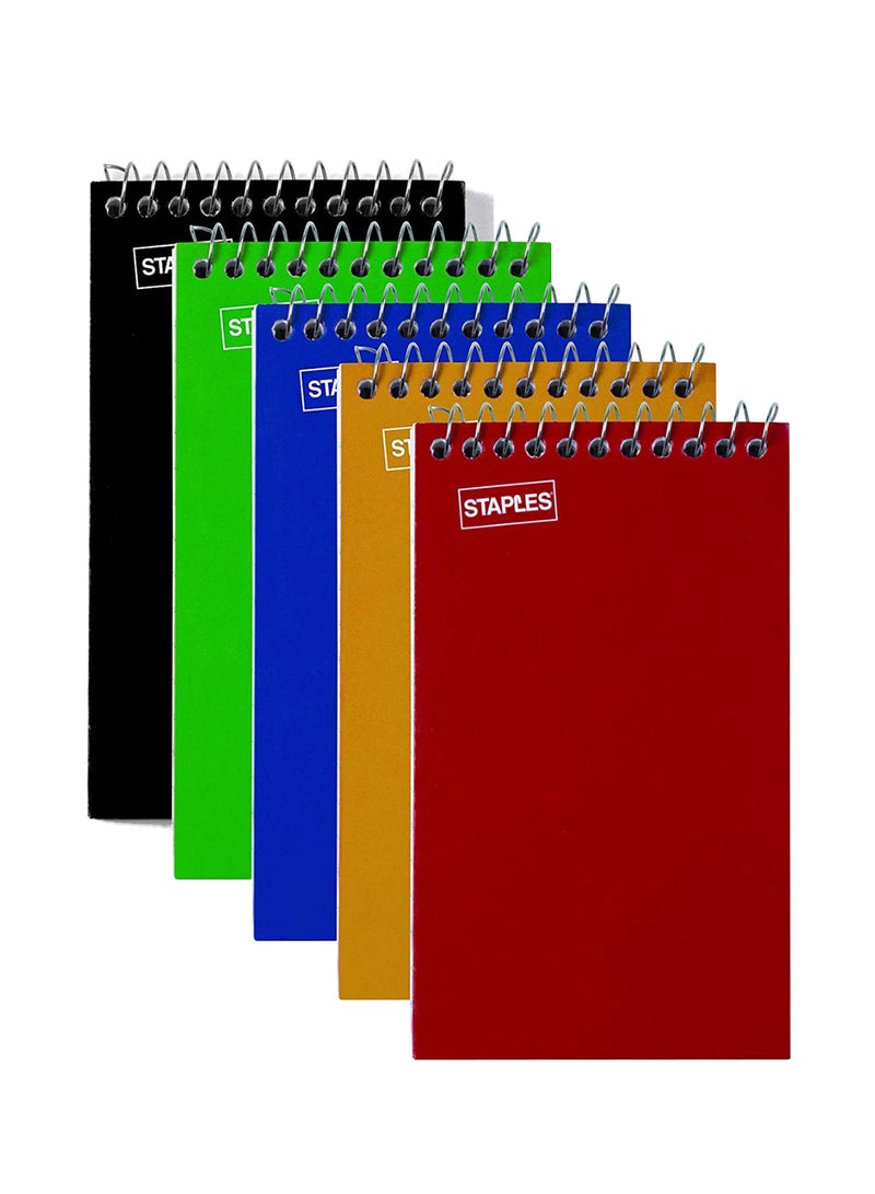 Staples - 5-Piece Top Bound Memo Books Multicolour - Image 1