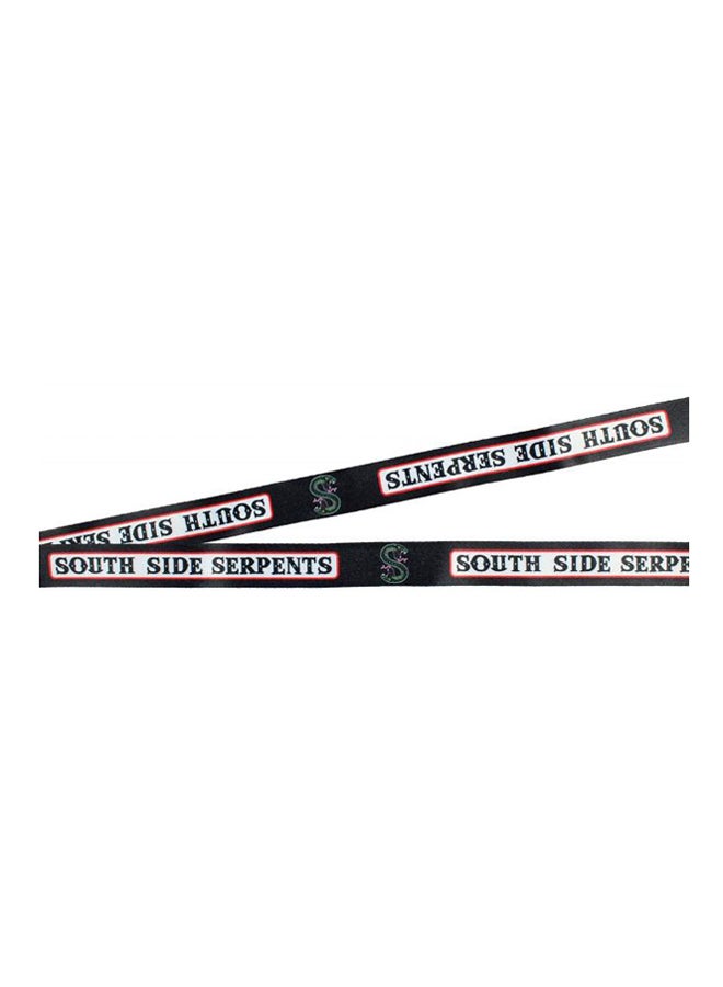 بايو وورلد حامل شارات الهوية بحبل قصير للتعليق بتصميم مطبوع بعبارة 'Southside Serpents' متعدد الألوان - Image 4