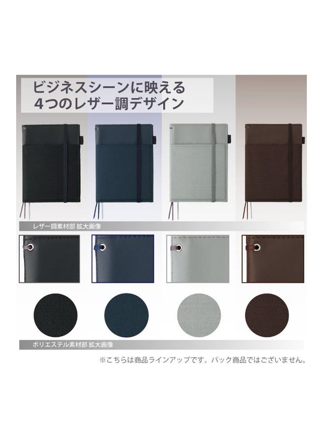 كوكويو دفتر ملاحظات نظامي مزود بحلقة أسود - Image 2