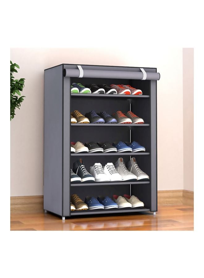 Fabric Shoes Rack Grey 60x30x90cm - v1555737659/N23826626A_6