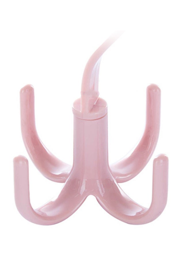 4 Storage Rotatable Multipurpose Hook Pink 7x7x14cm - Image 1