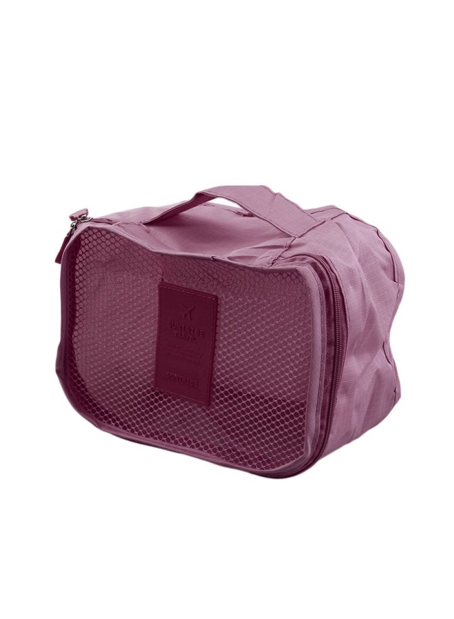 6-Piece Travel Luggage Storage Bag Purple - Image 3