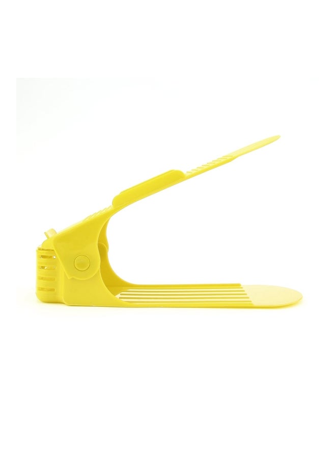 Smart Double Shoe Organizer Stand Yellow  - Image 5