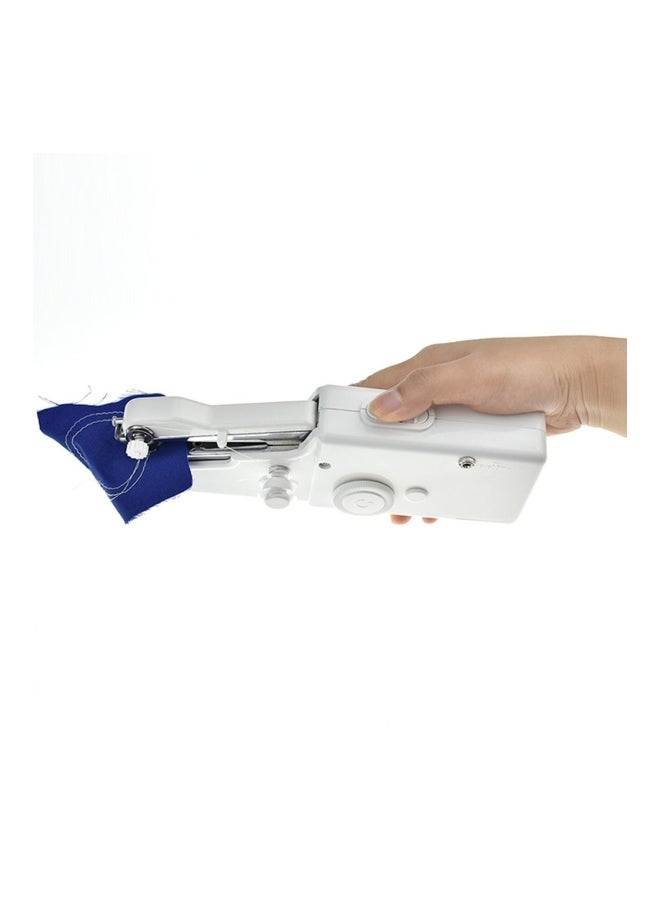 Portable Handheld Powered Handy Stitching Sewing Machine White - Image 3