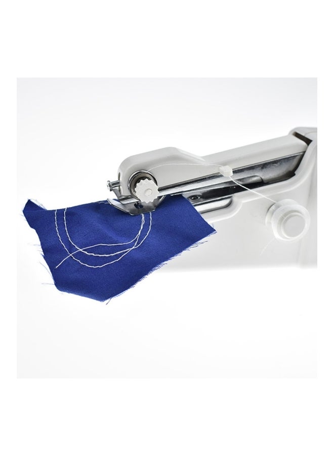 Portable Handheld Powered Handy Stitching Sewing Machine White - Image 4