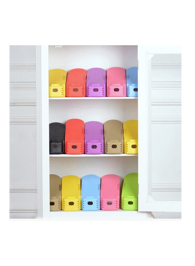 Smart Double Shoe Organizer Stand Pink - Image 3