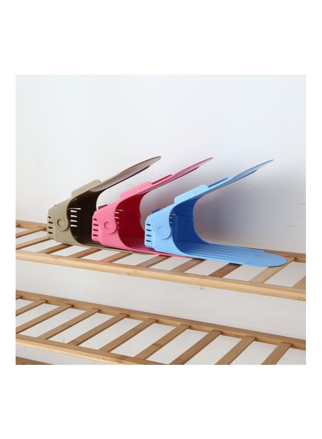 Smart Double Shoe Organizer Stand Pink - Image 4