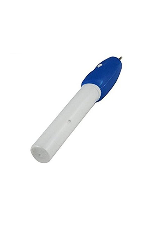 Automatic Mini Engraving Pen White/Blue - Image 5