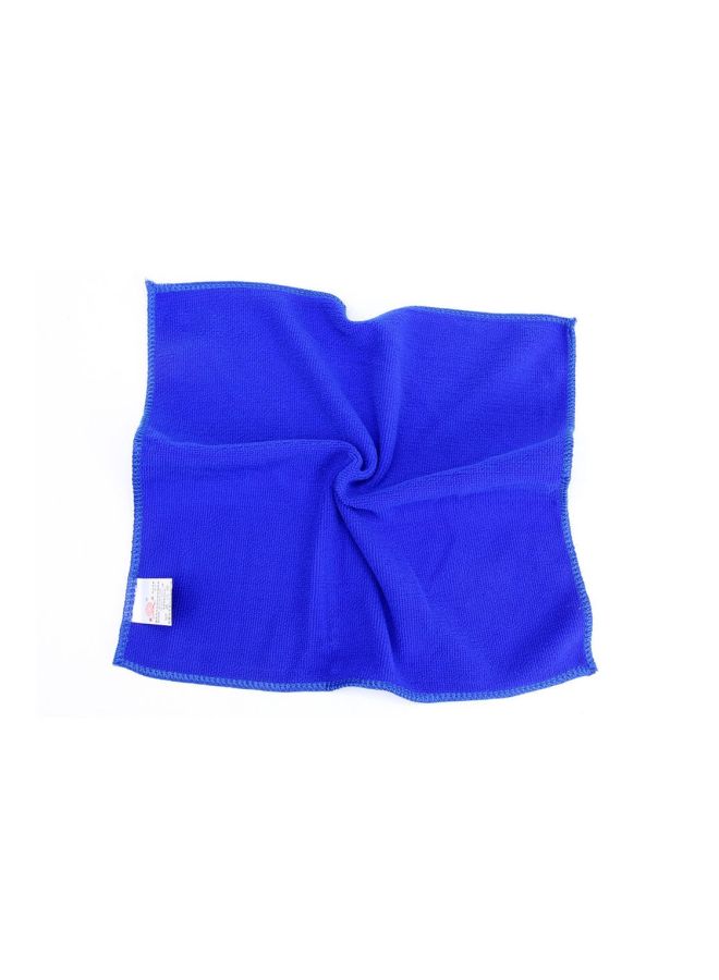 10-Piece Auto Car Wash Soft Towel Blue  - Image 5