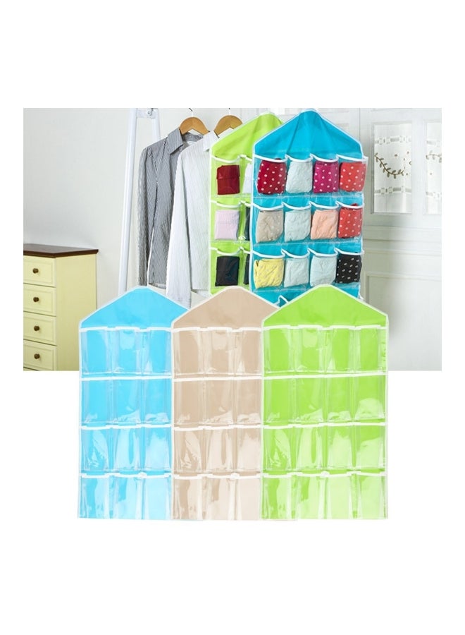 Generic - 16 Pockets Hanging Storage Organizer Blue - Image 1