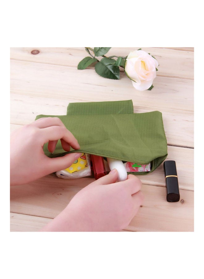 Waterproof Bra Underwear Lingerie Travel Bag Green - Image 2
