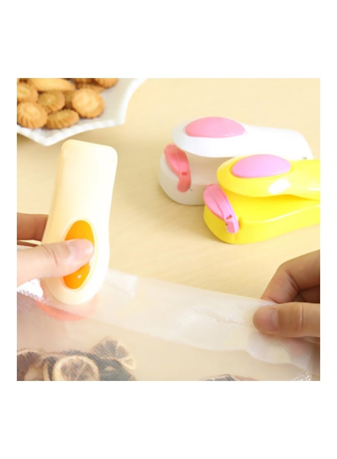 Mini Portable Plastic Bag Sealer Orange 10x5x4cm - Image 4