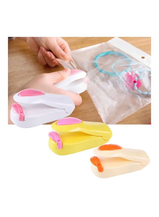 Mini Portable Plastic Bag Sealer Orange 10x5x4cm - Image 5