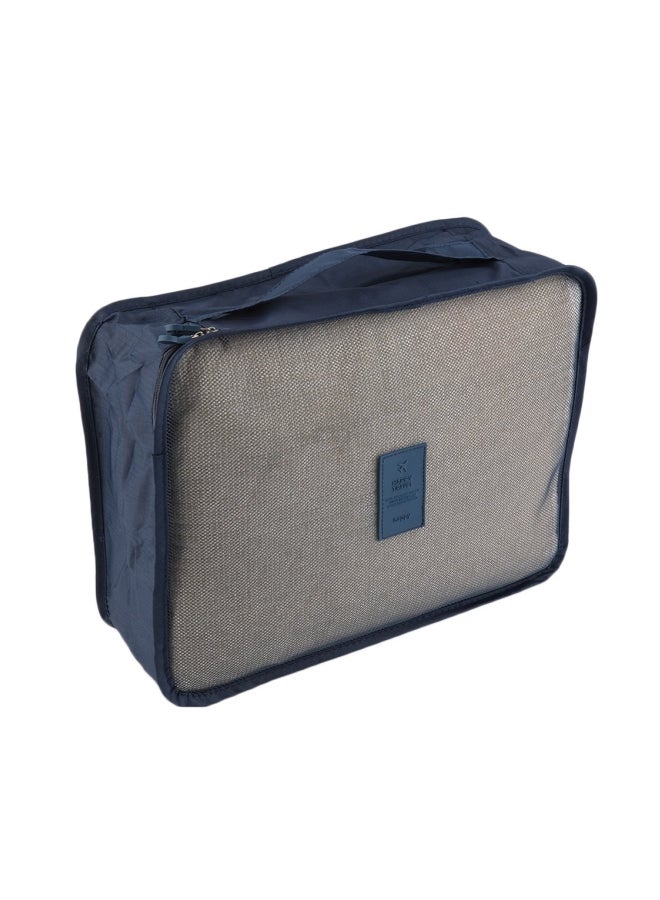 6-Piece Waterproof Clothes Storage Bag Dark Blue