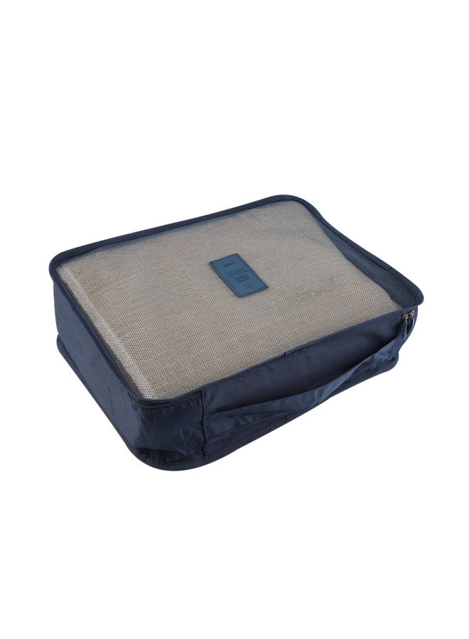 6-Piece Waterproof Clothes Storage Bag Dark Blue