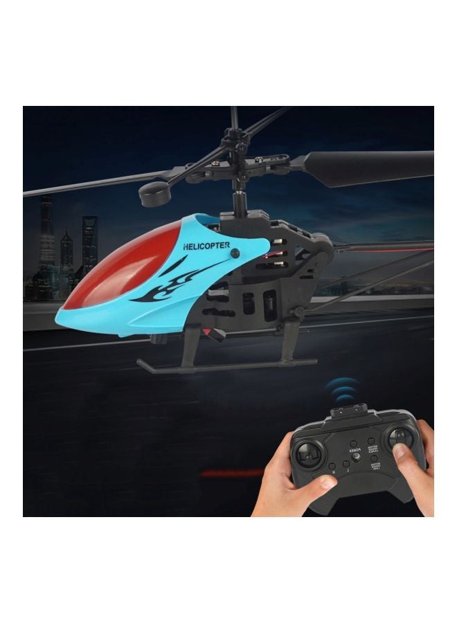 Voberry Flying Mini RC Infraed Induction Helicopter Aircraft Flashing Light Toys - Image 3