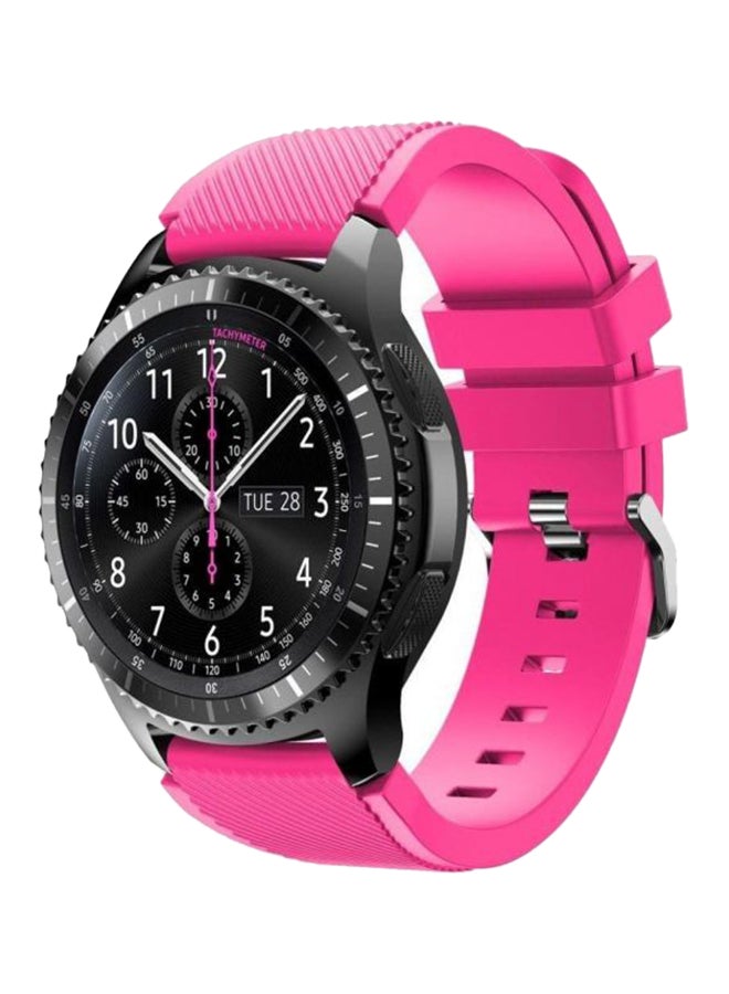 سوار بديل لساعة سامسونج جير S3 فرونتير/ كلاسيك وردي