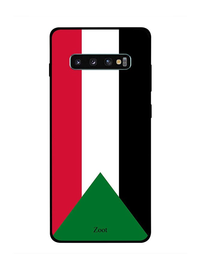 Protective Case Cover For Samsung Galaxy S10 Plus Sudan Flag
