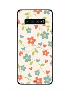 Zoot Protective Case Cover For Samsung Galaxy S10 Plus Floral Blue Orange 