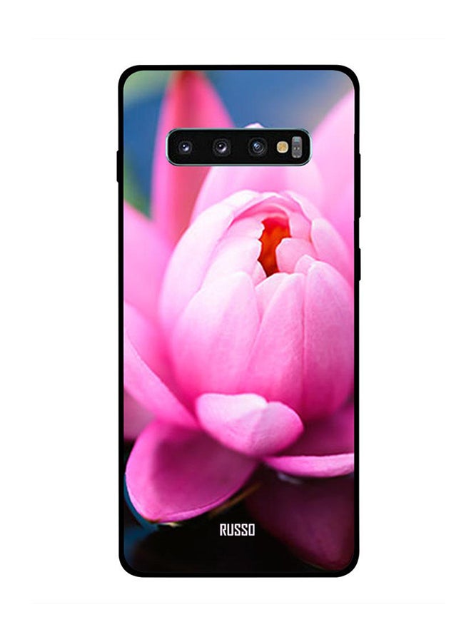 RUSSO Protective Case Cover For Samsung Galaxy S10 Plus Growing bud Lotus 