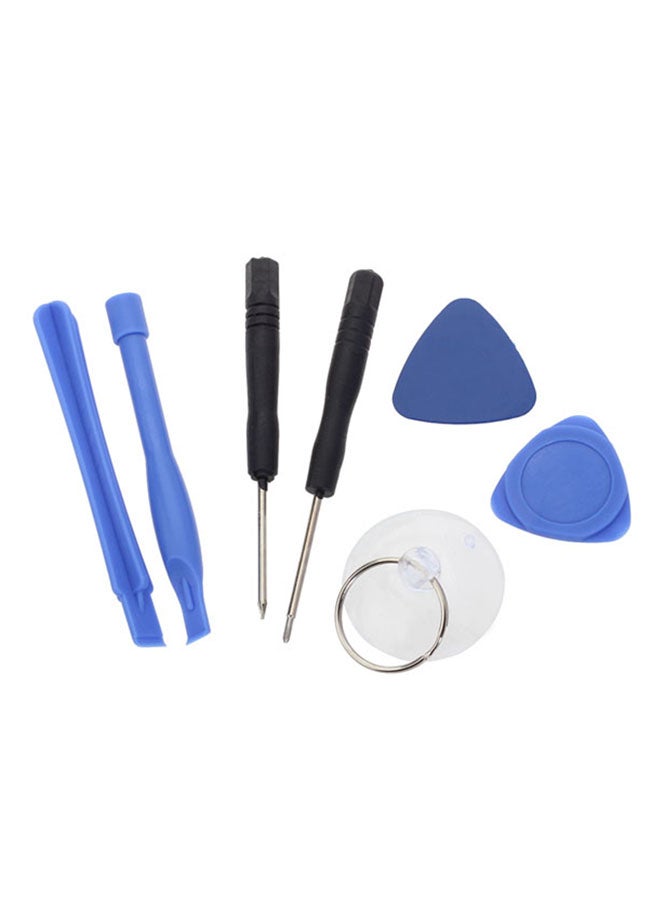 مجموعة أدوات تصليح 7 في 1 لهاتف آيفون/ شاومي 8 أزرق/أسود/أبيض