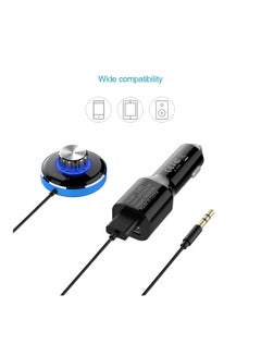 dodocool USB Car Charger With Wireless Music Receiver Black/Blue/Silver  - Image 5