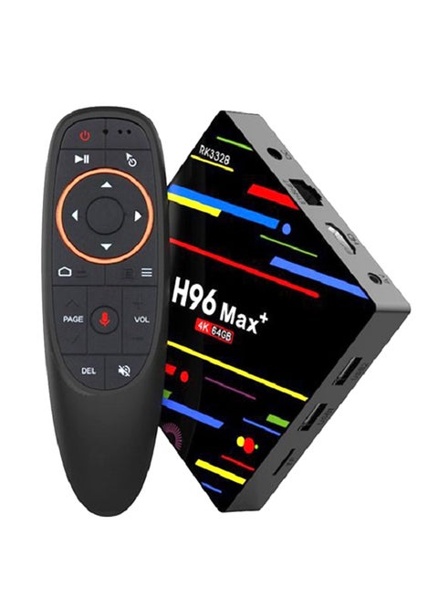 H96 Max Plus 4K TV Box - EU Plug UIFU0010 Black/Red/Blue