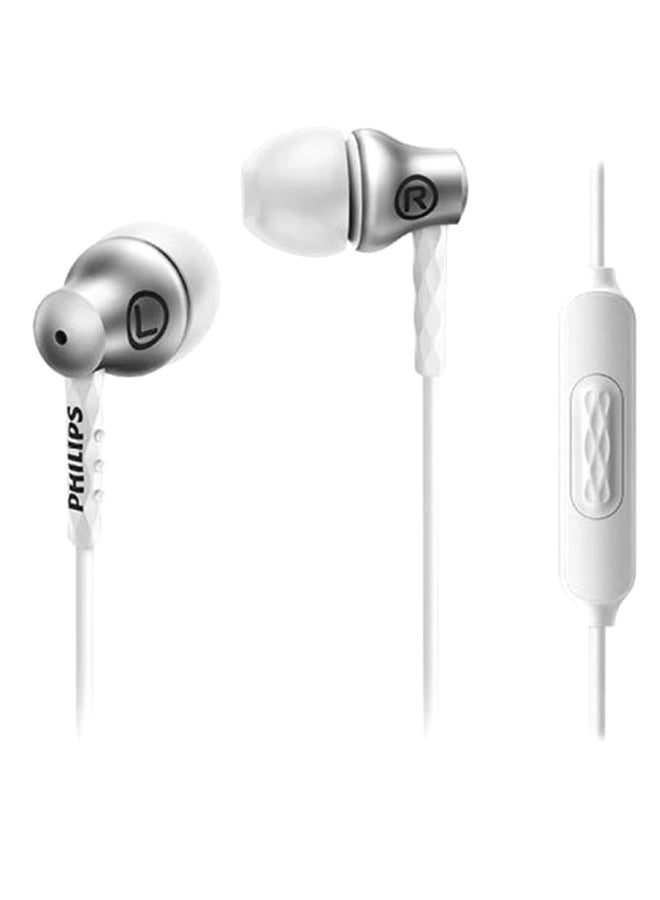 Philips - She8105Sl In Ear Headset White/Silver - Image 1