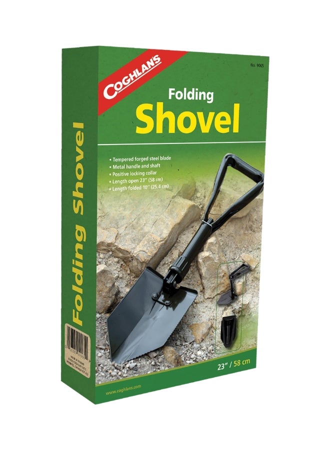 COGHLANS Steel Folding Shovel Black 23inch 