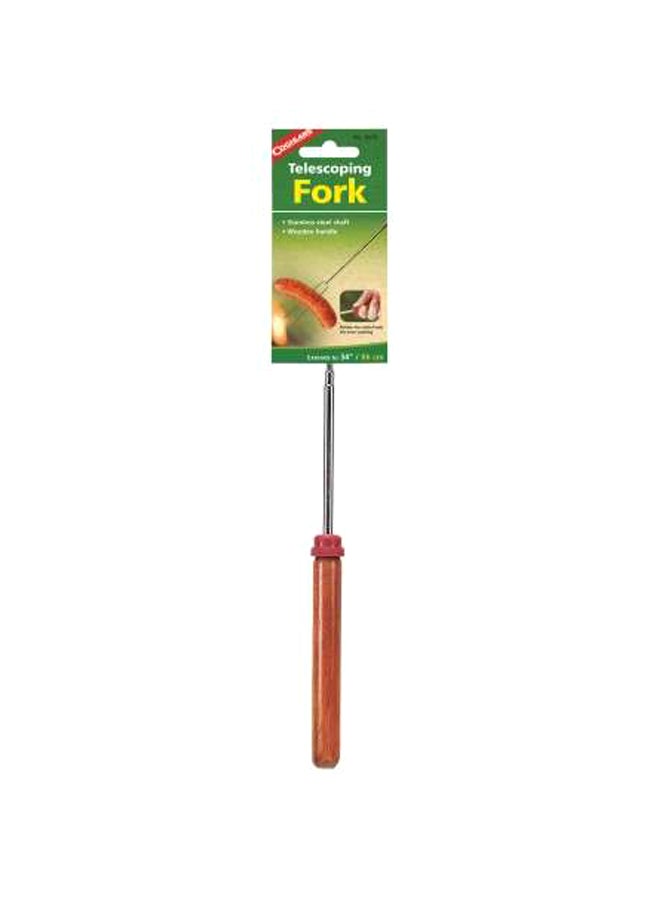 COGHLANS Telescoping Fork Silver/Brown 34inch 