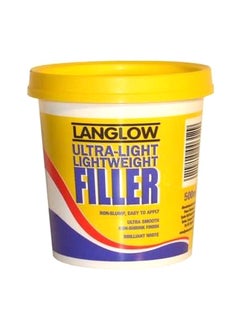 Langlow Ultra-Light Lightweight Filler White 500ml 