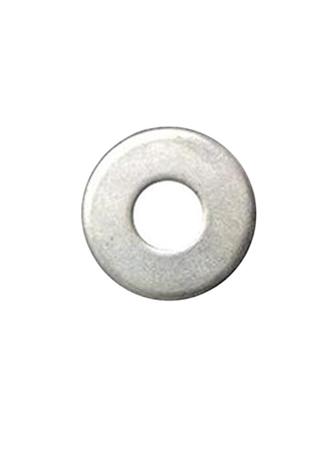 10-Piece Flat Washer Silver 20mm