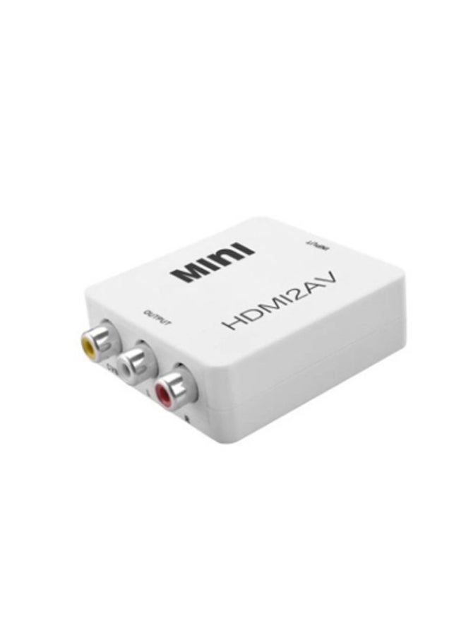 Sharpdo HDMI To AV Converter White/Yellow/Red  - Image 2