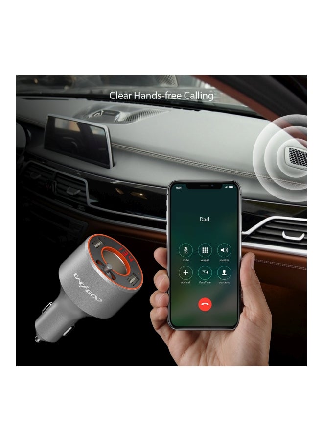 CACAGOO Wireless Car Charger With 4.2 FM Transmitter - Image 5