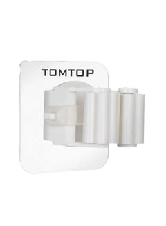 Tomtop Mop Holder Wall Hook White 8.50x4.50x6.00cm  - Image 3