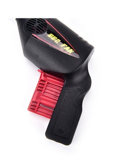 Manual BBQ Fan Air Blower Black 9.9x4.4x2.2inch