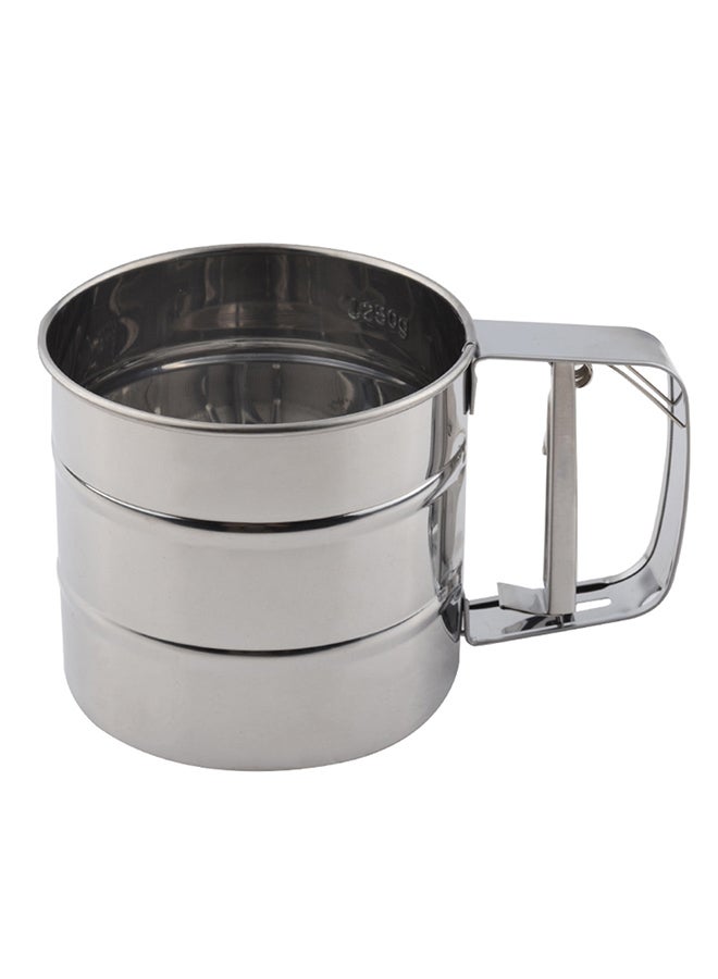 High Grade Stainless Steel Flour Mesh Sieves 135g Silver - Image 1