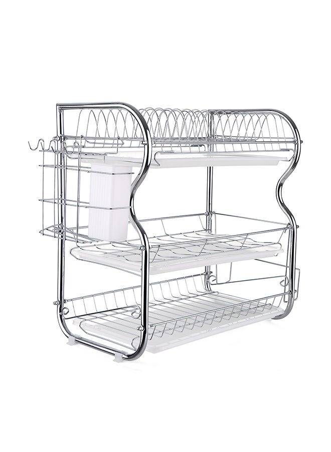 Generic - 3 Layer Dish Rack Silver - Image 1