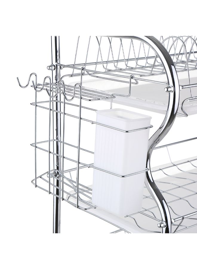 Generic - 3 Layer Dish Rack Silver - Image 1