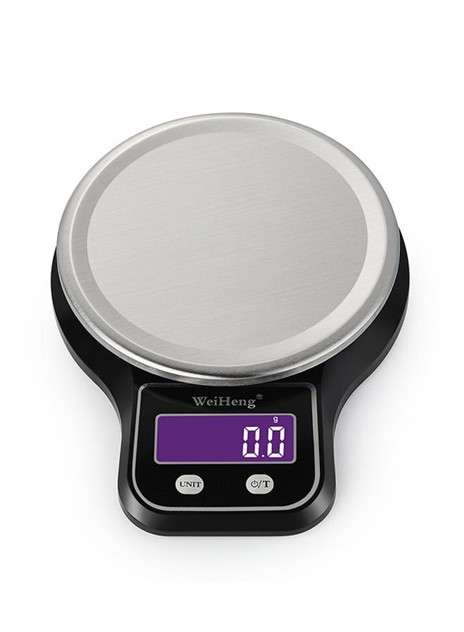 وي هانج ميزان منصة إلكتروني صغير مع وعاء للوزن أسود - Image 1