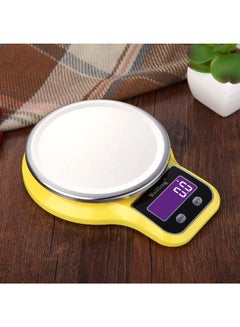 WeiHeng Mini Electronic Platform Scale With Weighing Bowl Yellow  - Image 3