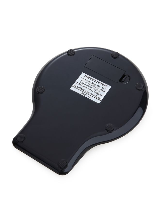 وي هانج ميزان منصة إلكتروني صغير مع وعاء للوزن أسود - Image 2