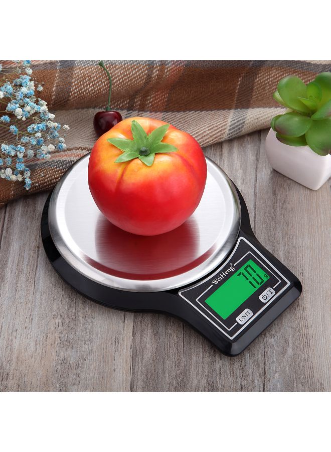 وي هانج ميزان منصة إلكتروني صغير مع وعاء للوزن أسود - Image 4