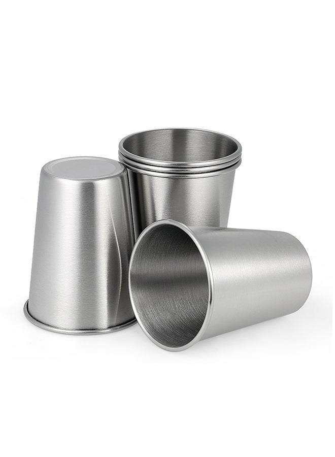Generic - 5-Piece 304 Stainless Steel Cup Silver - Image 1