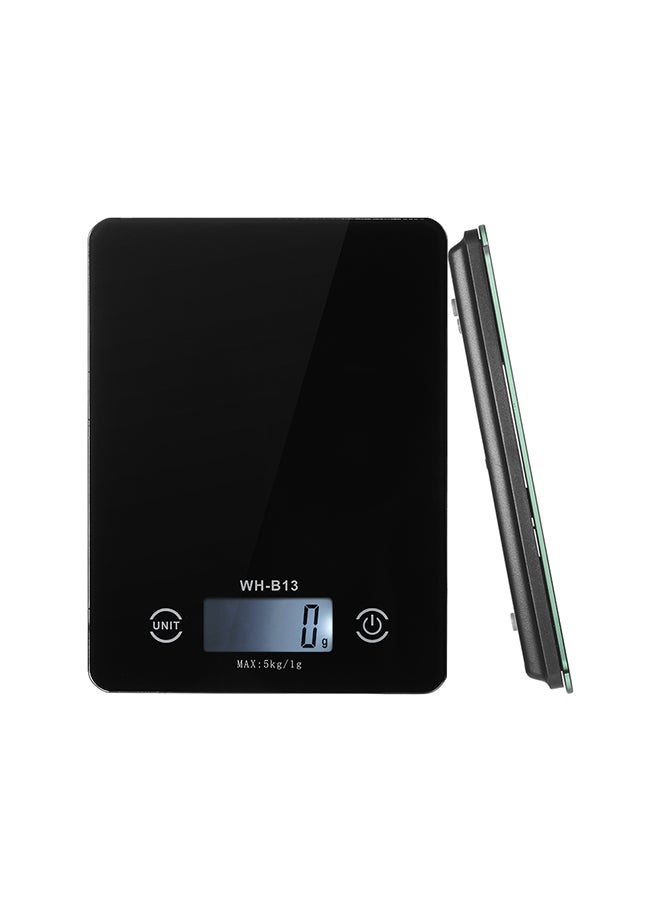 Generic Touch Screen LCD Backlight Food Scale With Tare Function Black ...