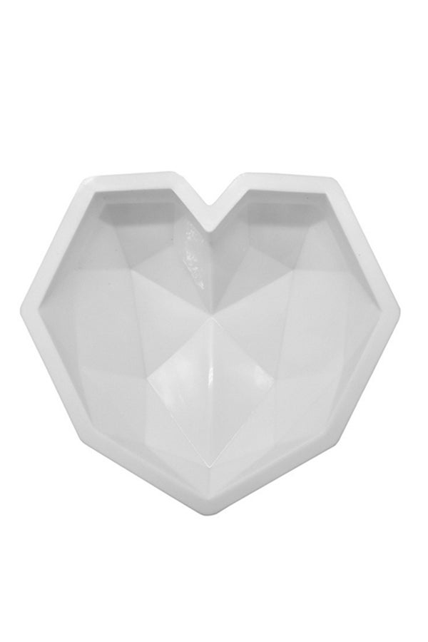3D Bubbles Cloud Love Heart Shaped Mould White 7.87x7.87x1.97inch - Image 1