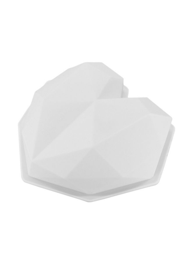 3D Bubbles Cloud Love Heart Shaped Mould White 7.87x7.87x1.97inch - Image 4