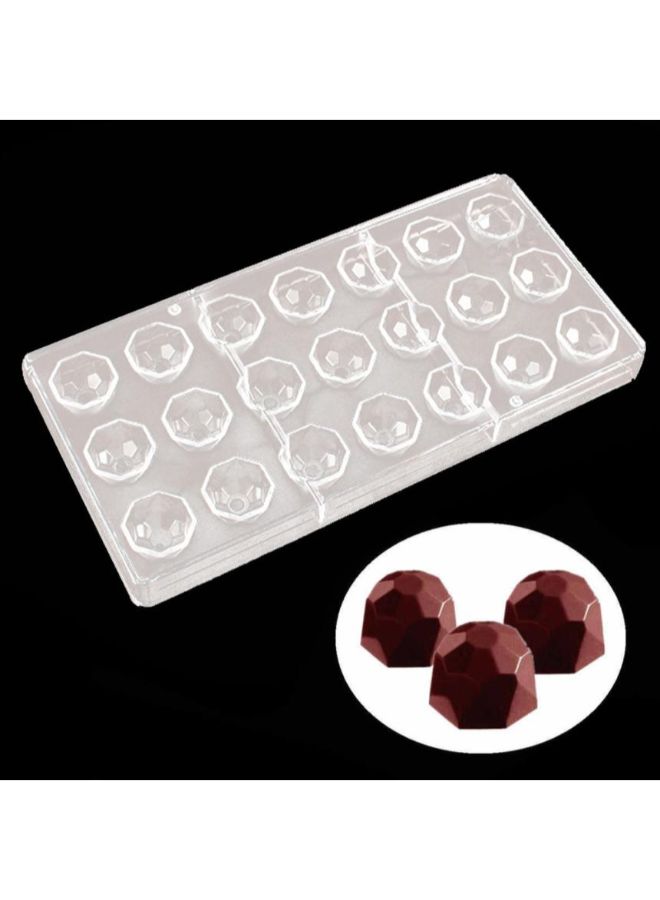 سيثيريا قالب صلب لصنع الشيكولاتة 2 في 1 أبيض 13.5x3x27.3Ø³Ù†ØªÙŠÙ…ØªØ± - Image 2